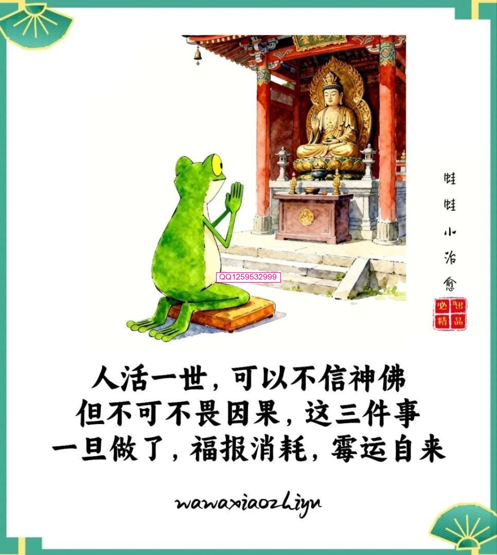 “人在做，天在看”，人再有本事，也别做这三件事，会有报应的！（必读）-神人佛-文文8客